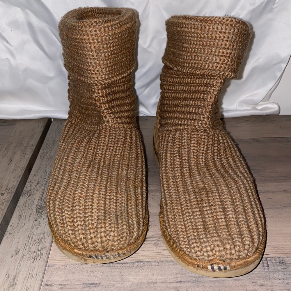 Tan Ankle Knitted Used Ugg’s